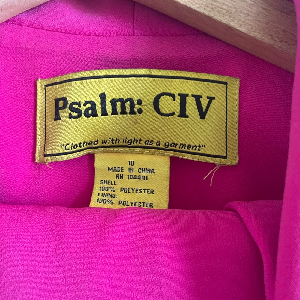 Women's Pink Embroidered Jacket - Picture 3 of 4